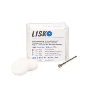 Lisko polijstschijf voor siliconen 10 st+ 1 fraisstaafje