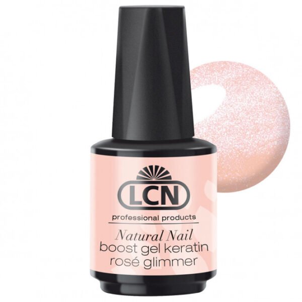1459635 LCN Natural Nail Boost Keratin Advanced Rose Glimmer 10 ml.227c78bd