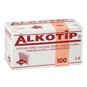 Boîte de lingettes Alkotip, 100 pièces