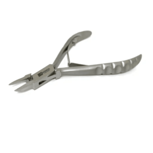 Hoektang Stainless/Kobalt rond/spits
