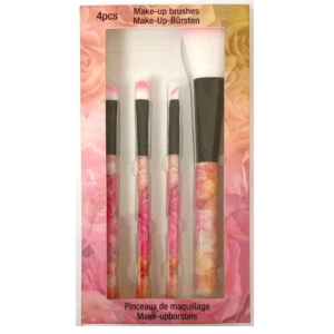 Make-up borstelset 4 stuks in geschenkdoos