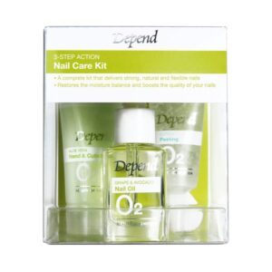 Depend O2 Nail Polish 3-stap Nagelverzorgingsset