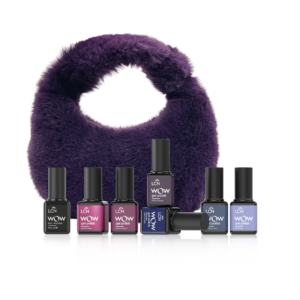 LCN WOW Hybrid Gel Polish Set "Violet Pulse", 8ml